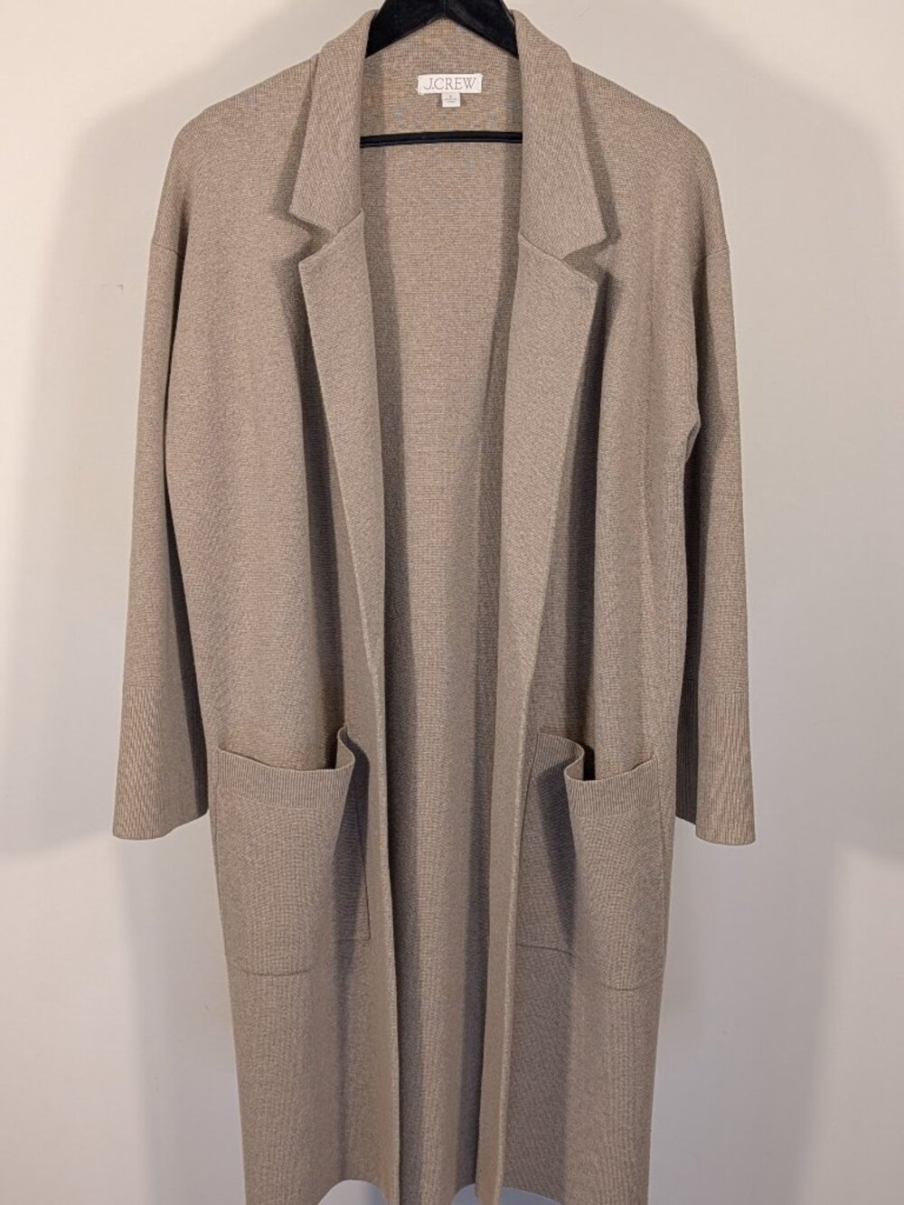 J.Crew Longline Merino Wool Blend Sweater Coatigan | Sz S